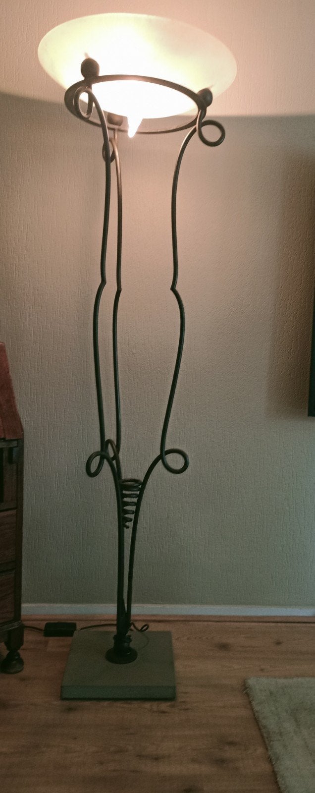Moderne Industriële Staande Lamp met Dimmer, Ophalen
