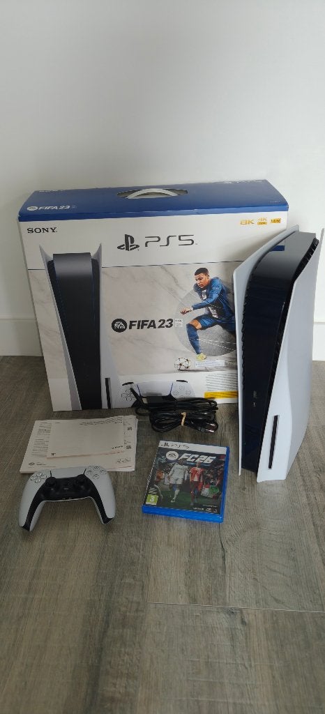 PlayStation 5 Disc Edition 825GB – FIFA 23 Edition - Z.G.A.N, Ophalen of Verzenden, Zo goed als nieuw, Playstation 5