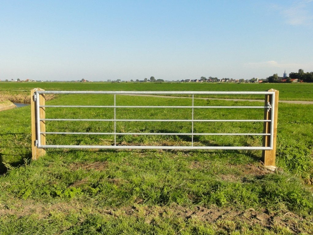 Landhek weidehek 5 buis weidepoort t/m 6 meter hek, Toebehoren