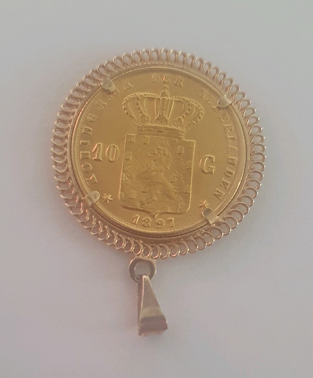 Gouden tientje 1897 Wilhelmina, Ophalen, Koningin Wilhelmina, 10 gulden