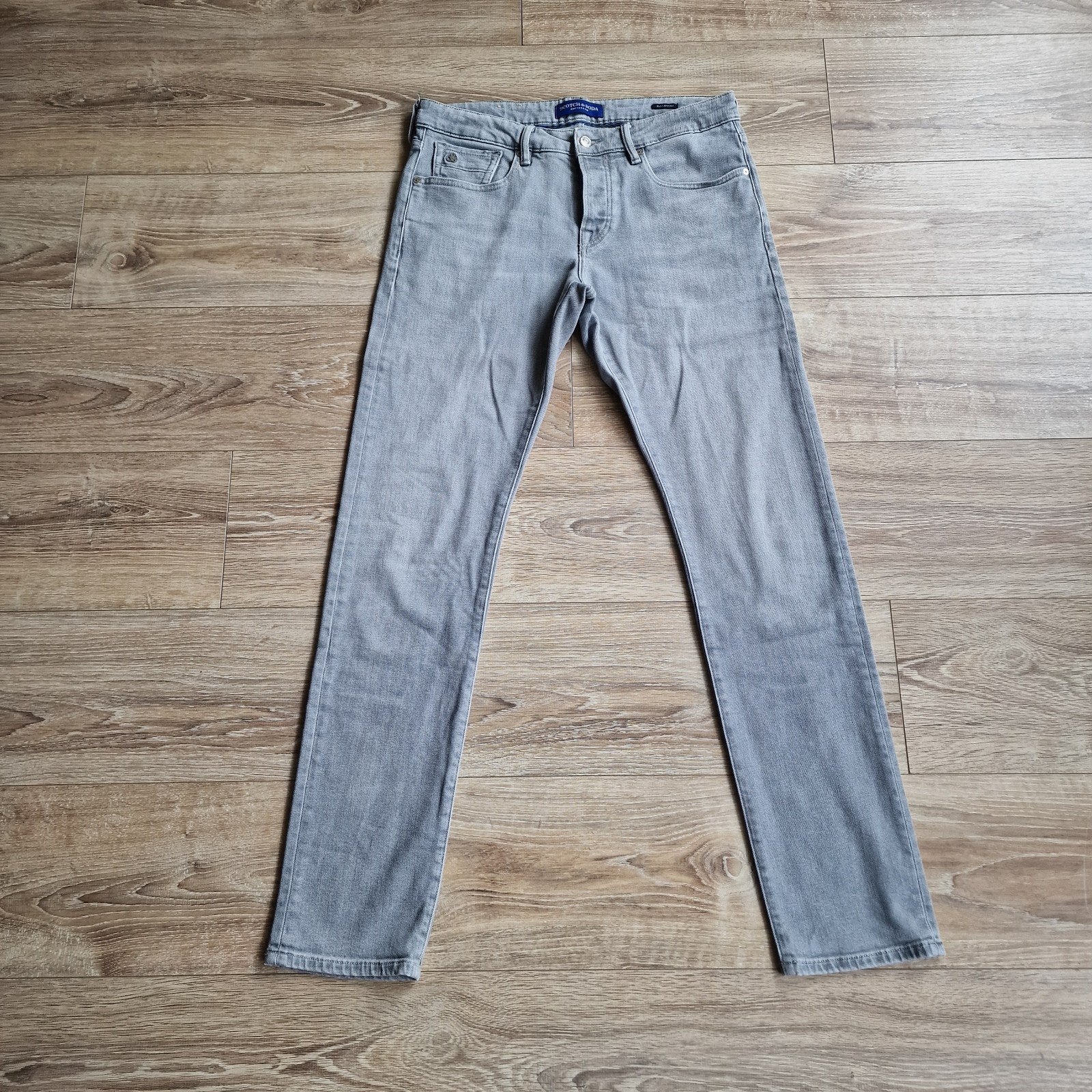 Scotch en Soda Ralston jeans maat 32/34. Grijs. Strech, Verzenden, ., W32 (confectie 46) of kleiner, Zo goed als nieuw