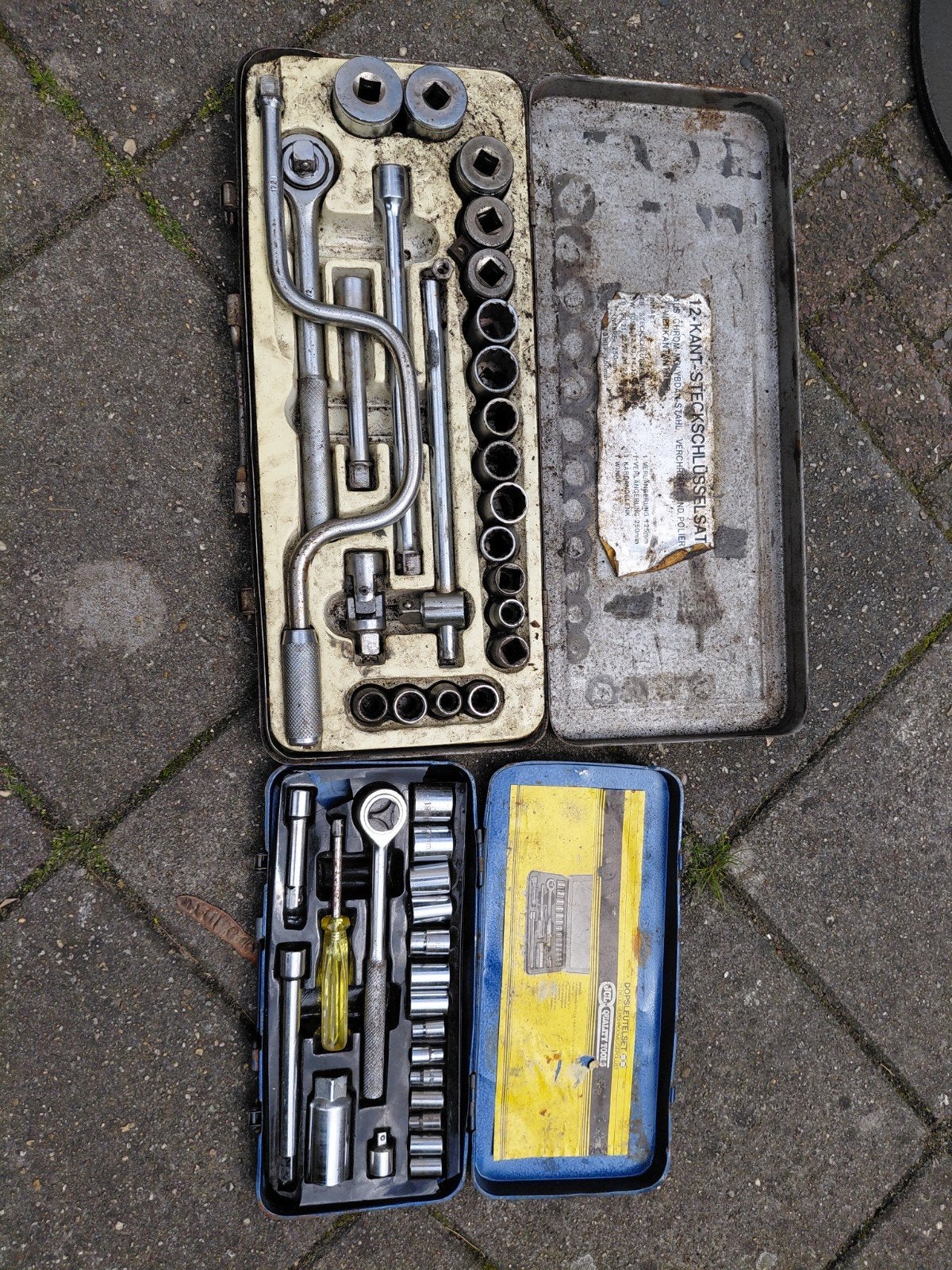 1 doppenset, Ophalen, Gebruikt