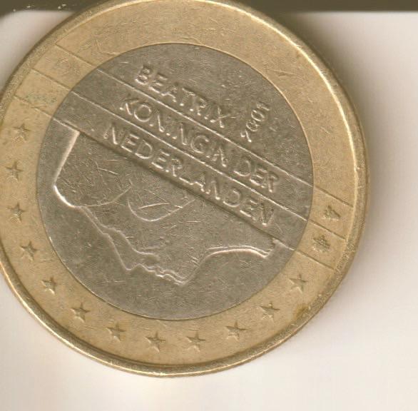 1 euro 2001 nederland, Postzegels en Munten, Munten | Europa | Euromunten, Verzenden, Overige landen, 2 euro