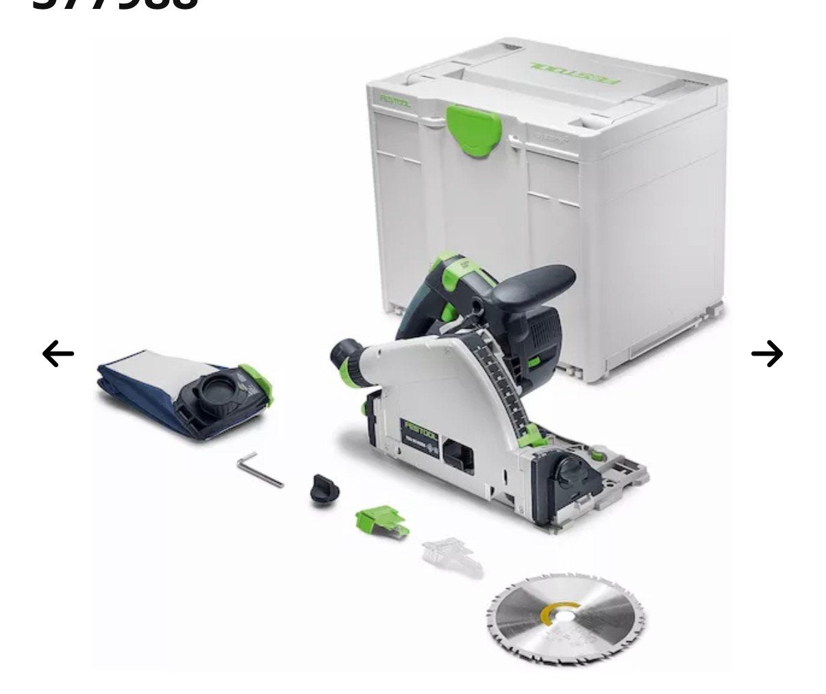 FESTOOL TSC 55 KSEB-Basic 18V accu-invalcirkelzaag, Ophalen, Zo goed als nieuw, Minder dan 600 watt, Vlakschuurmachine
