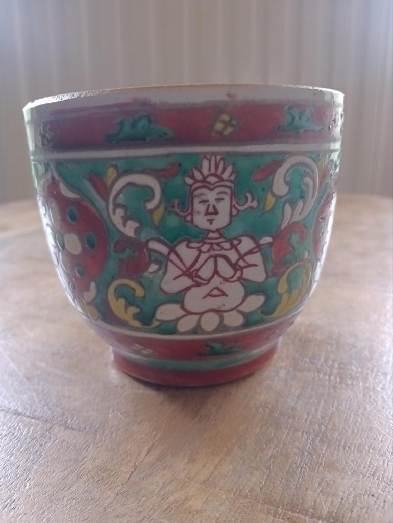 Chinese pot cloissonne, Ophalen of Verzenden