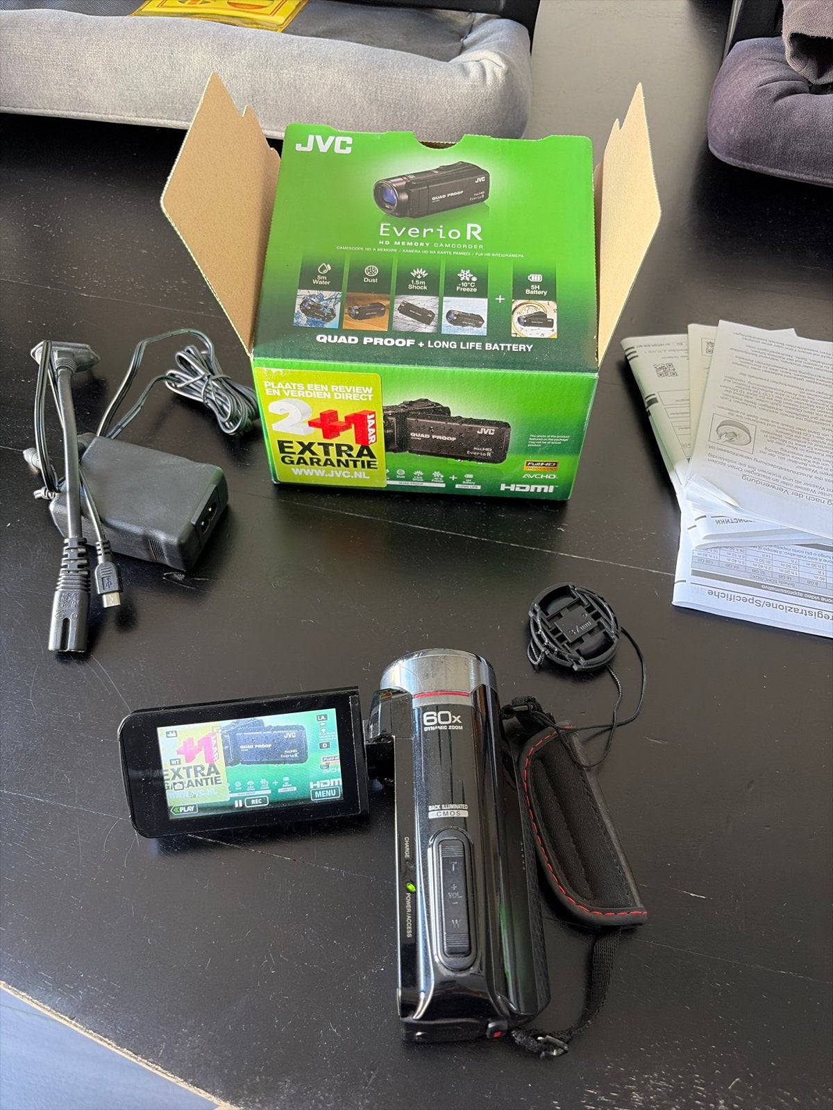 JVC Everio R Camcorder - Quad Proof, Ophalen, Full HD, JVC, 20x of meer