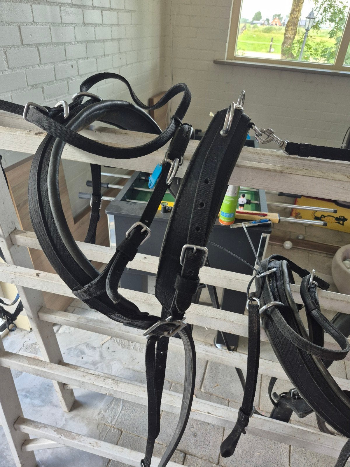 Dubbelspan tuig pony, Dieren en Toebehoren, Paarden en Pony's | Hoofdstellen en Tuigage, Ophalen of Verzenden, Pony