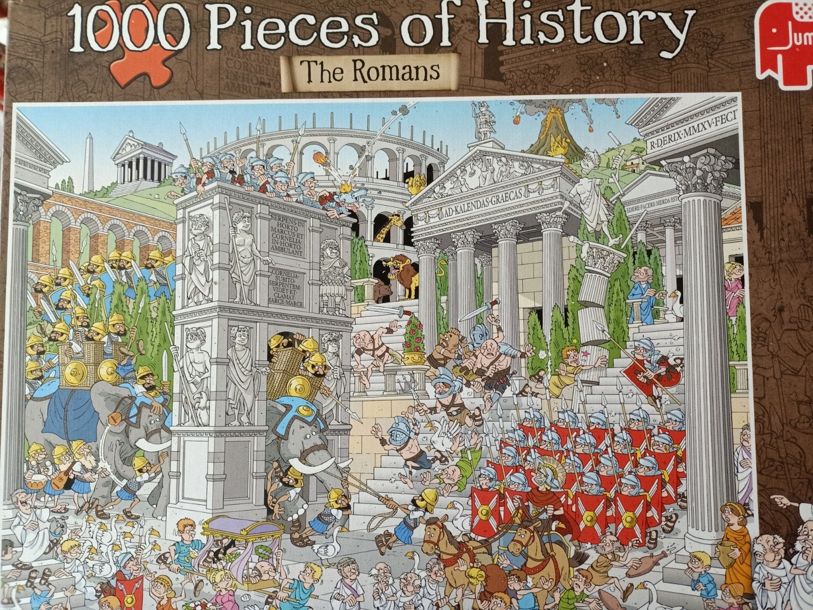 JUMBO THE ROMANS, Ophalen of Verzenden, 500 t/m 1500 stukjes, Zo goed als nieuw