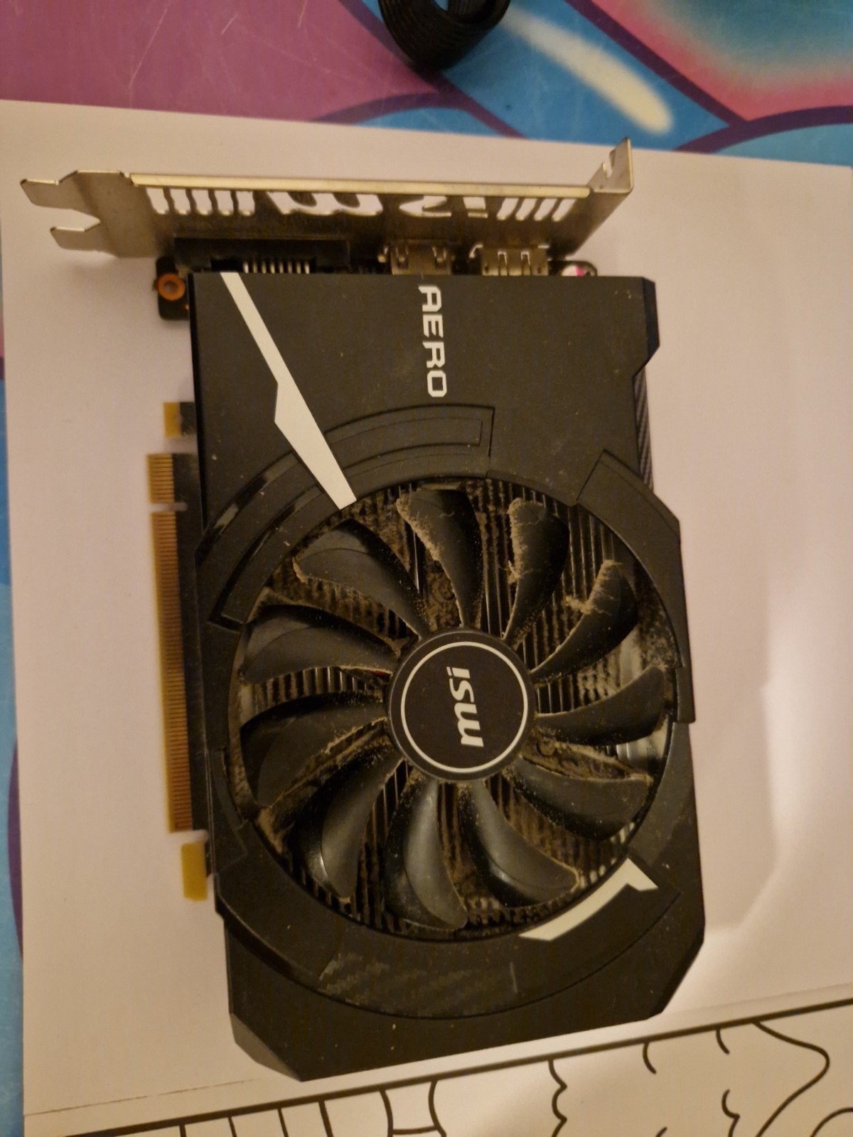 MSI GeForce GTX 1050 Ti AERO ITX 4G OC, Ophalen, PCI-Express 3, Nvidia, GDDR5