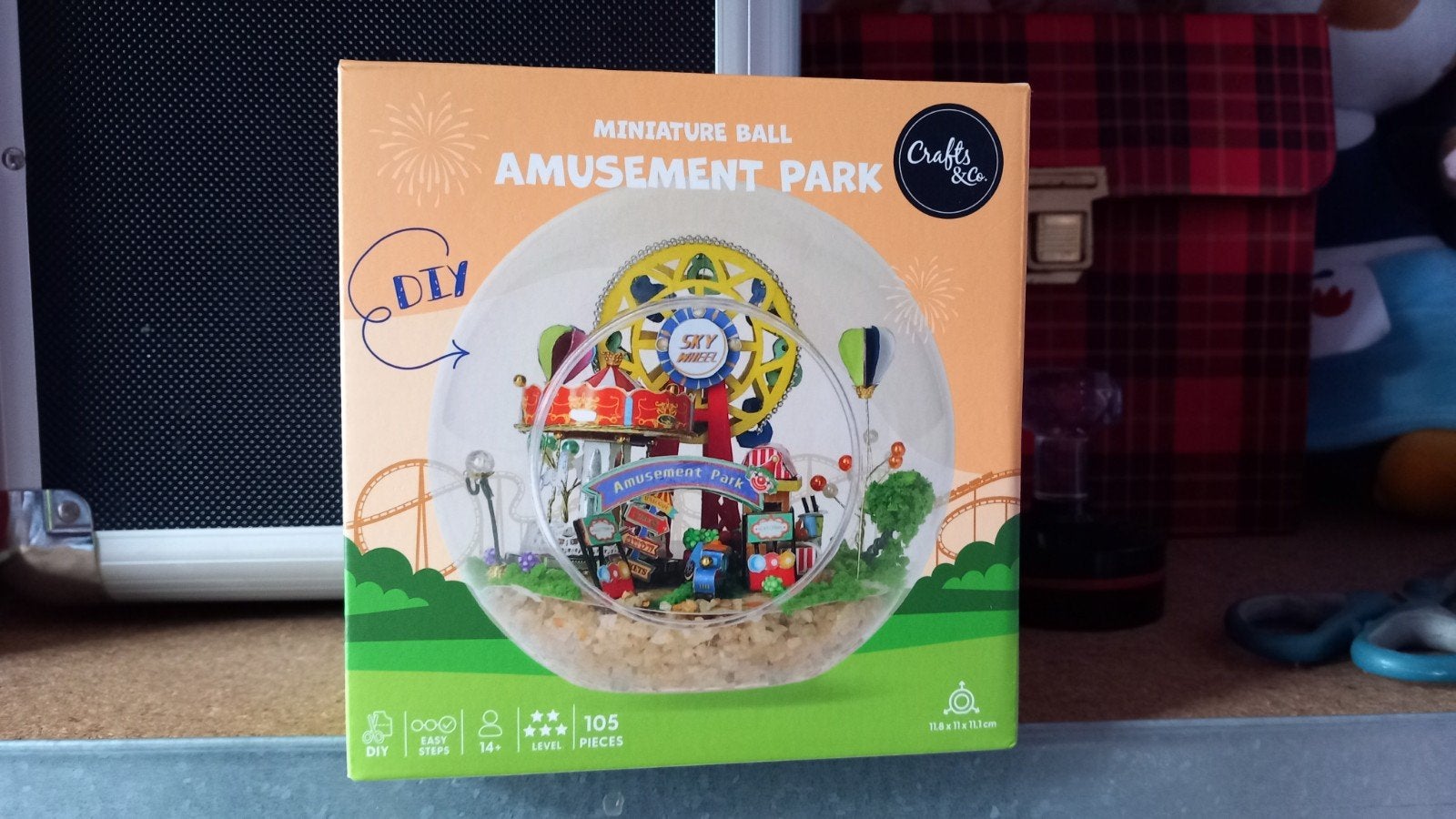 DIY Miniatuur Kermis Bal - Bouwpakket, Ophalen of Verzenden, Nieuw, 1:50 of kleiner