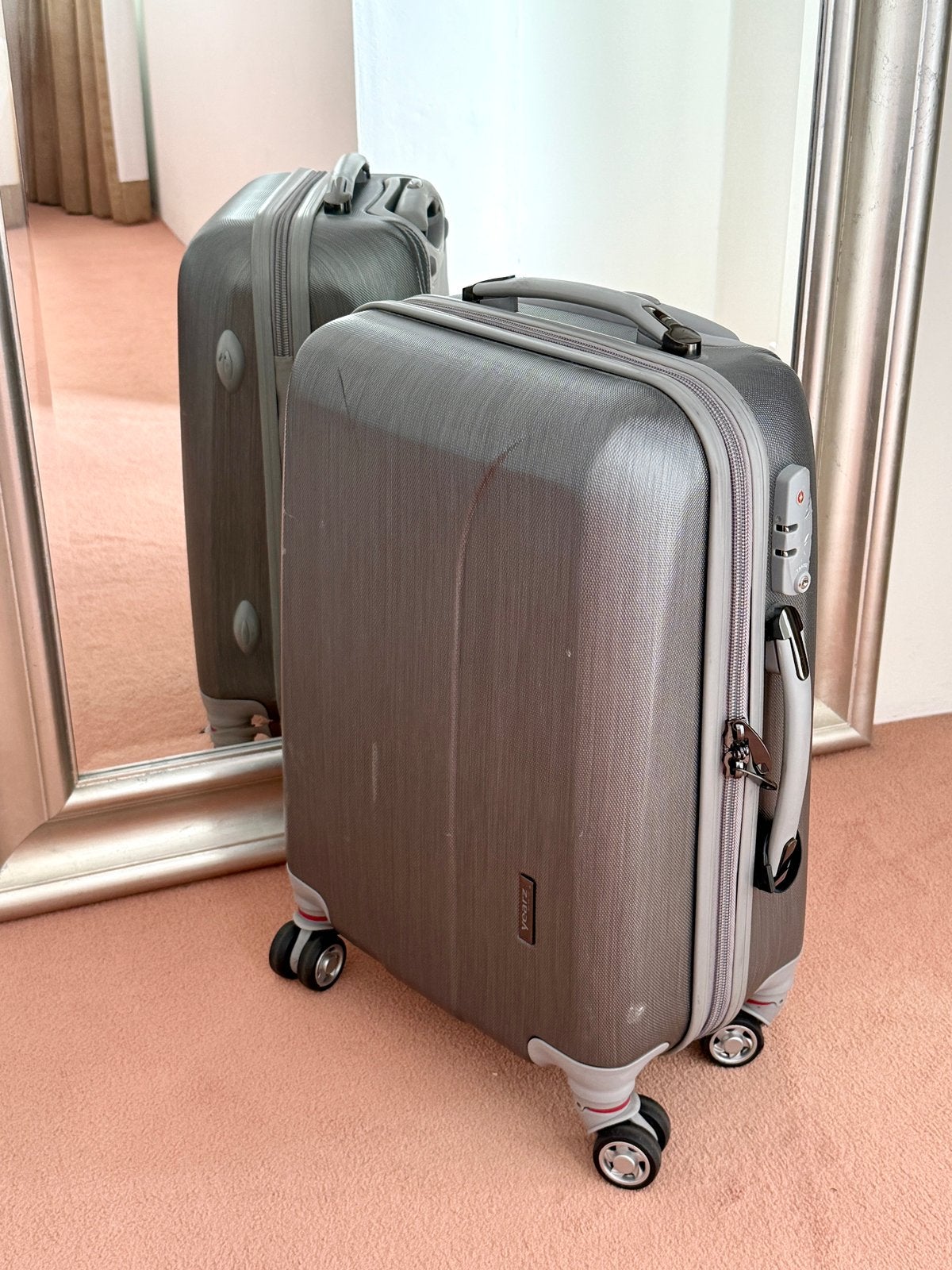 Hardcase hand bagage, 50 tot 60 cm, Hard kunststof, Ophalen of Verzenden, Zo goed als nieuw