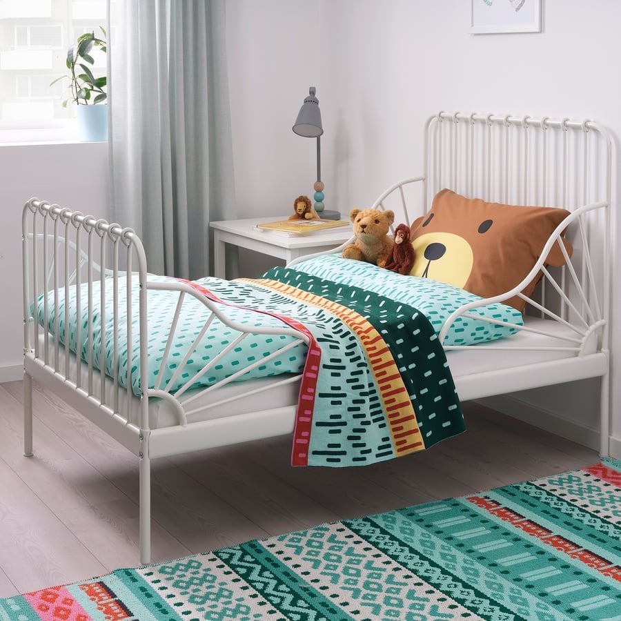 Ikea minnen peuterbed meegroeibed, Kinderen en Baby's, Ophalen, 70 tot 85 cm, Zo goed als nieuw, Lattenbodem