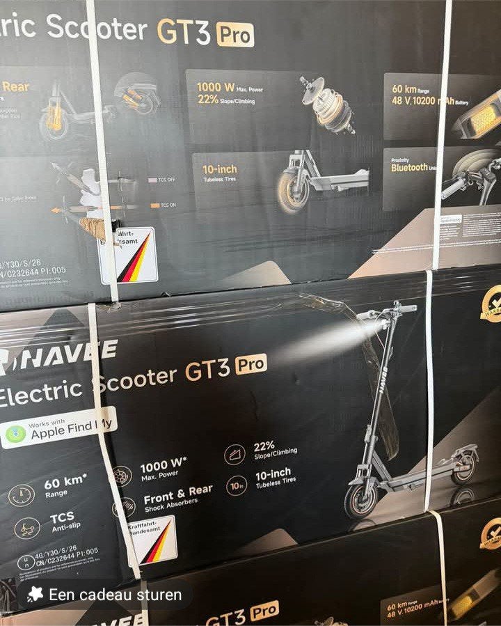 Navee Electric Scooter GT3 Pro - Nieuw in doos, Fietsen en Brommers, Ophalen, Nieuw, Elektrische step (E-scooter), Navee