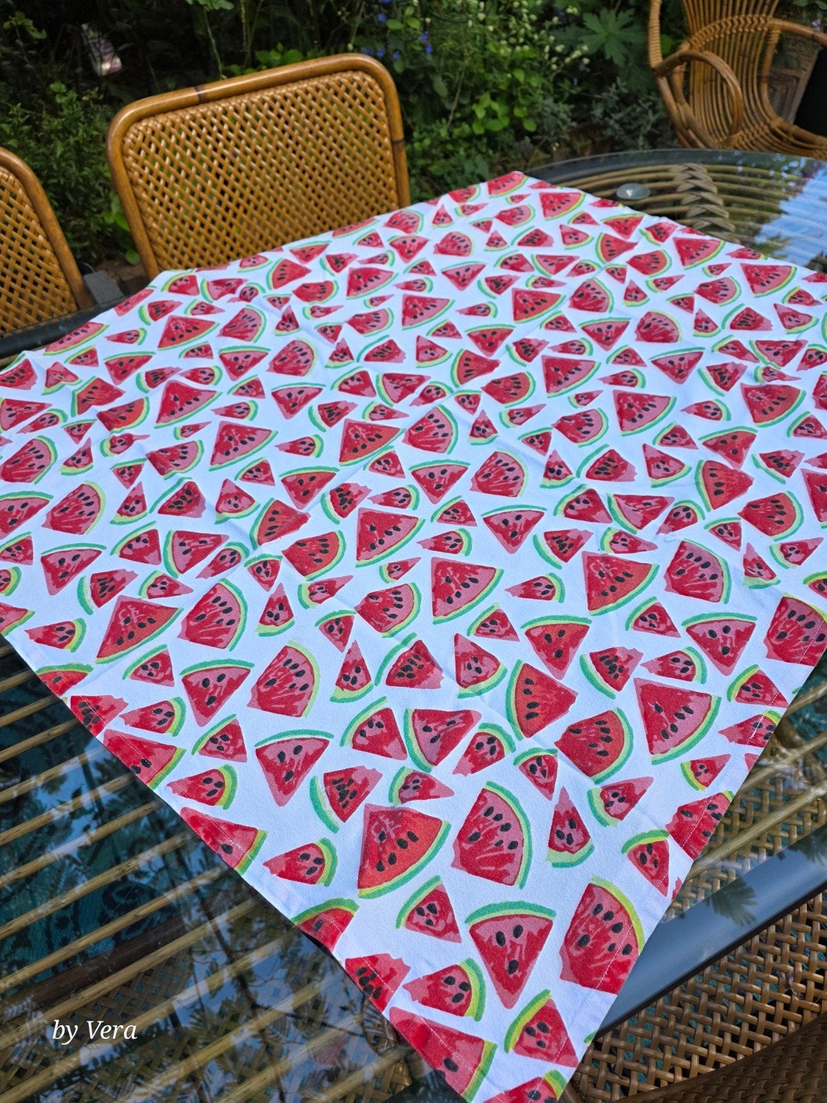 klein tafelkleed 8982 cm  schoon vlekkenloos victoria, Vierkant, Ophalen of Verzenden, Zo goed als nieuw, Katoen