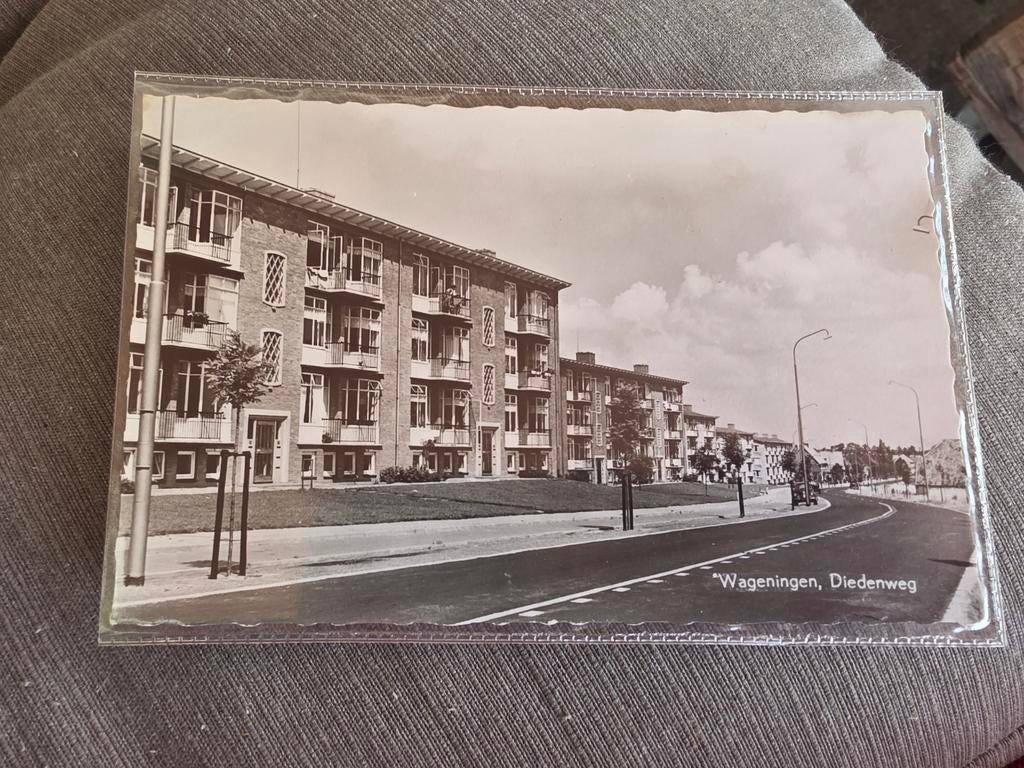 Oude Ansichtkaart Wageningen, Diedenweg, Verzamelen, Ophalen of Verzenden, 1940 tot 1960, Ongelopen, Gelderland