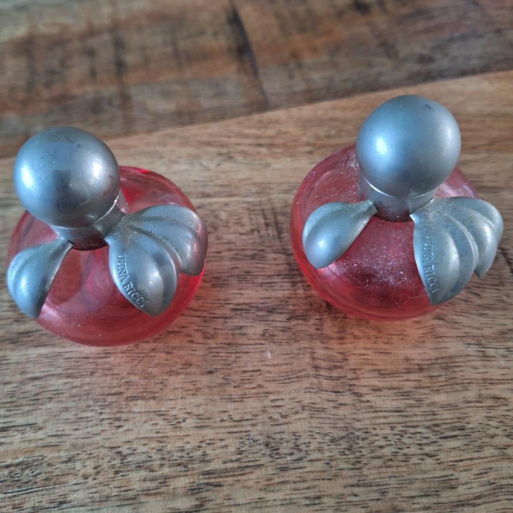 Nina Ricci parfumflesjes (leeg), Ophalen of Verzenden, Gebruikt