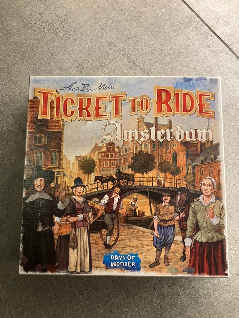 Ticket to ride Amsterdam, Hobby en Vrije tijd, Gezelschapsspellen | Bordspellen, Ophalen of Verzenden, Zo goed als nieuw
