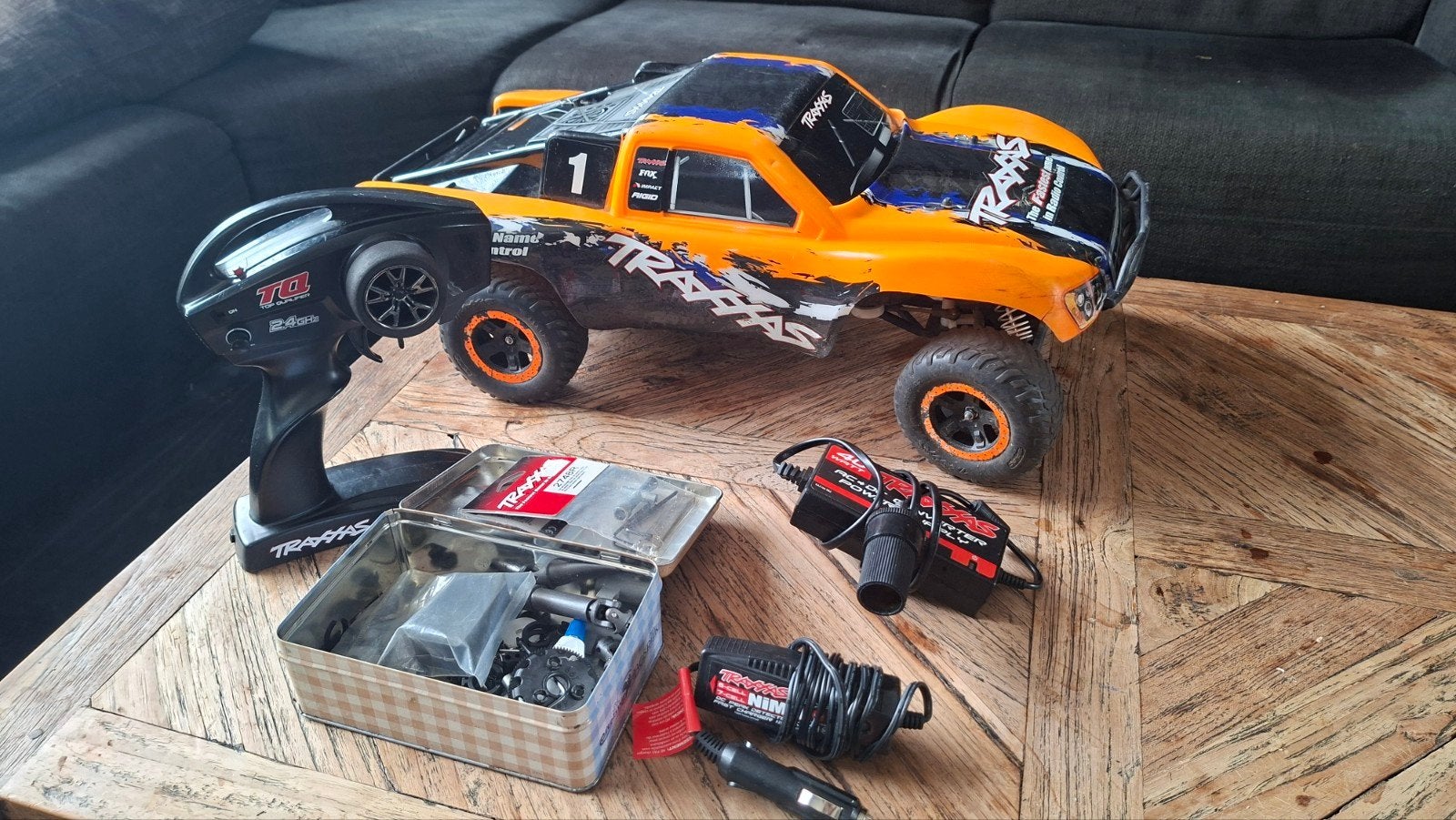 Traxxas Slash RC 48kmh 2wd, Hobby en Vrije tijd, Elektro, Gebruikt, Auto offroad, Ophalen of Verzenden