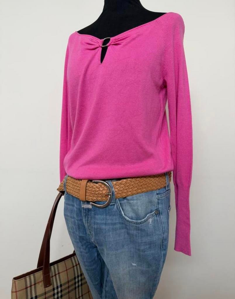 LIU JO zomers roze trui maat M/L, Kleding | Dames, Truien en Vesten, Zo goed als nieuw, Maat 38/40 (M), Roze, Verzenden