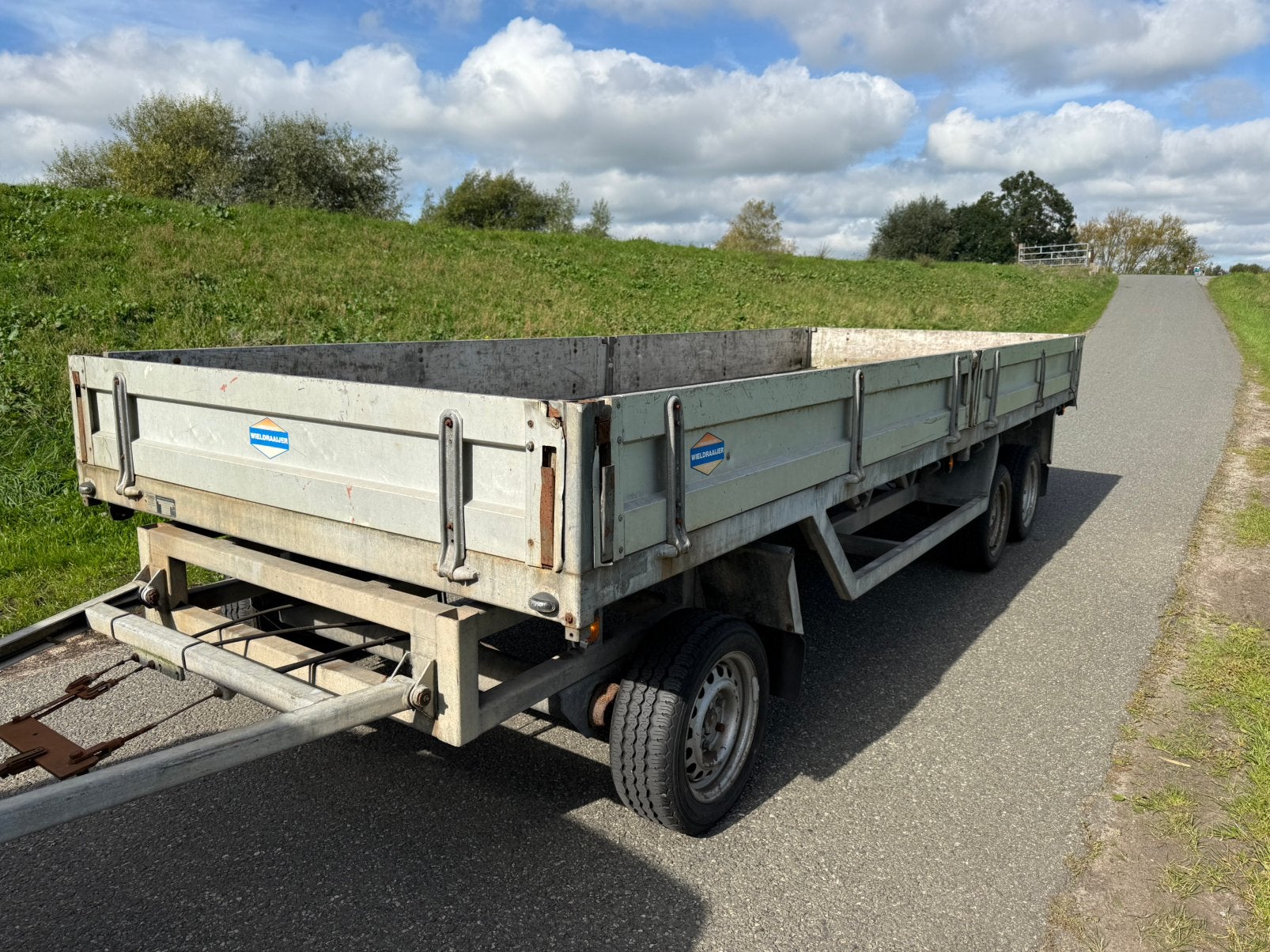 Annsems Schamelaanhanger 500x180-3500kg, Ophalen, Zo goed als nieuw