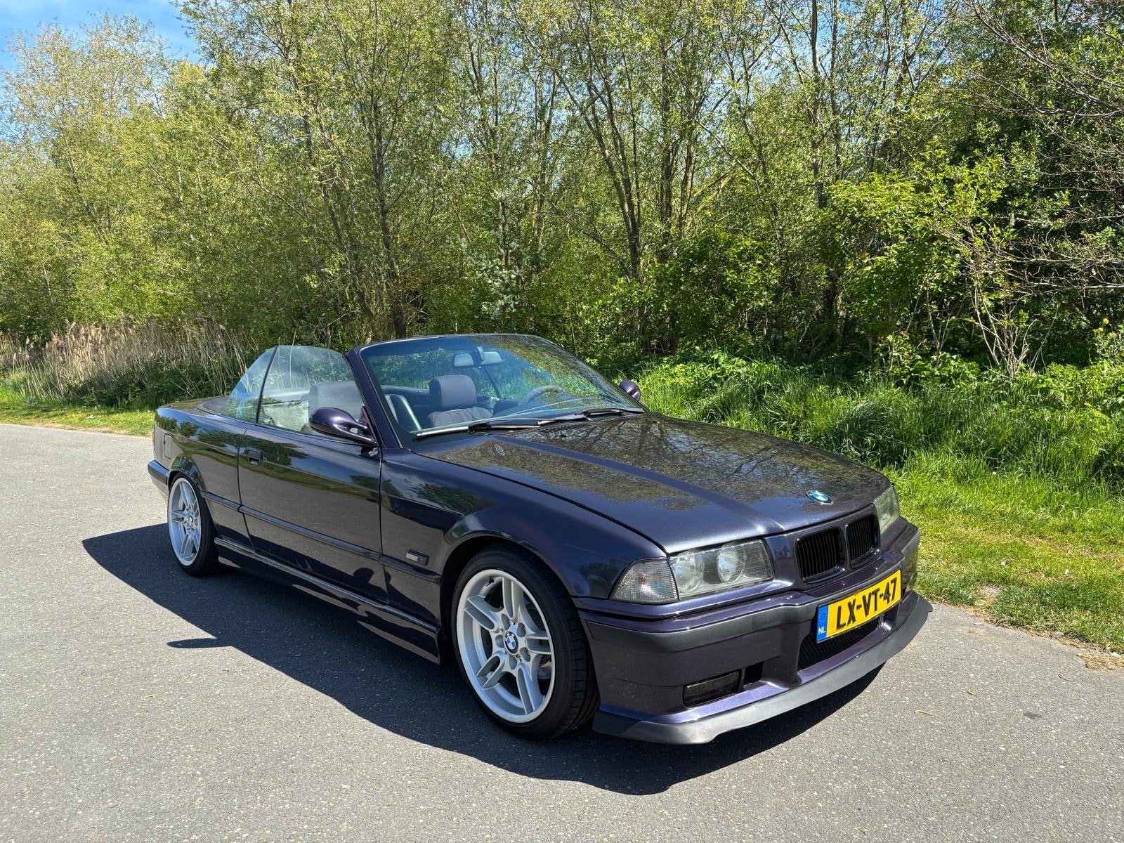 BMW 3-Serie 1.8 I 318 Cabriolet E2 1995 Zwart, Auto's, BMW, Achterwielaandrijving, Zwart, Cabriolet, 1796 cc