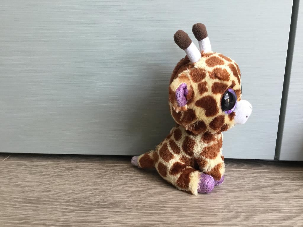 Beanie boo Ty 14 cm Giraf, Ophalen, Giraf, Overige karakters, Zo goed als nieuw