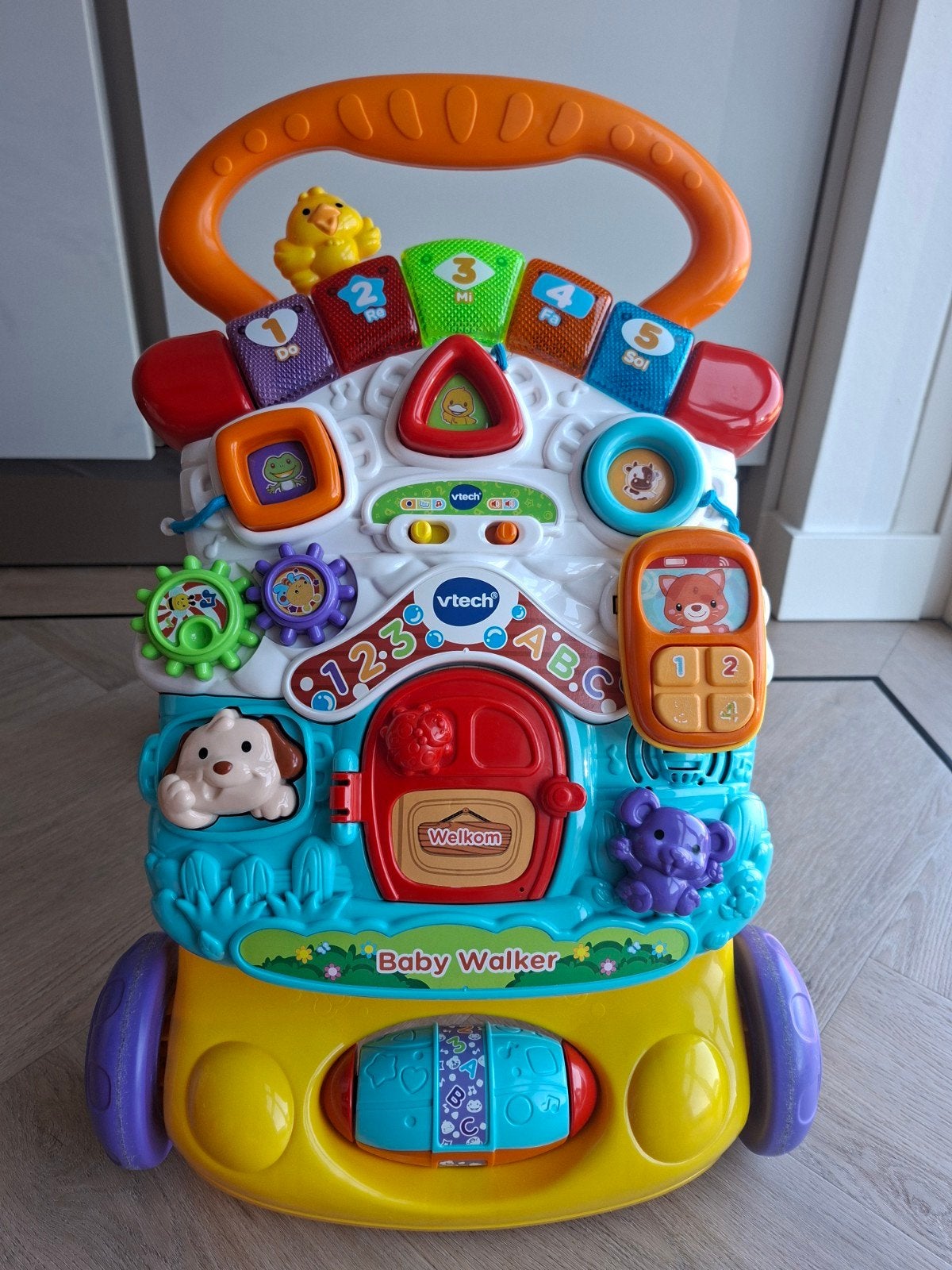 Vtech loopwagen in goede staat, Ophalen, Gebruikt, Overige typen, Met licht