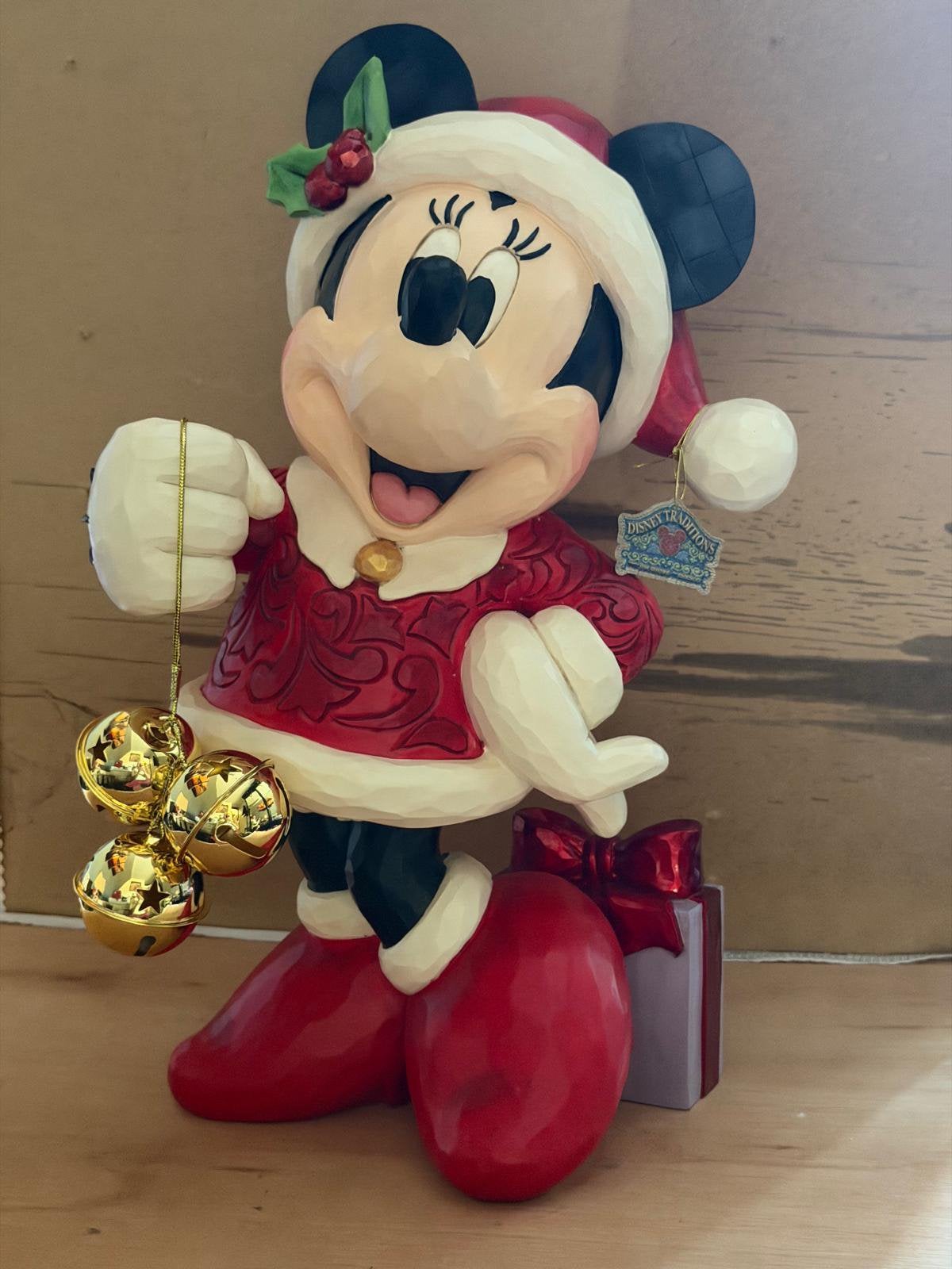 Nieuwe kerst Mickey en Minnie, Ophalen of Verzenden, Mickey Mouse, Nieuw, Beeldje of Figuurtje