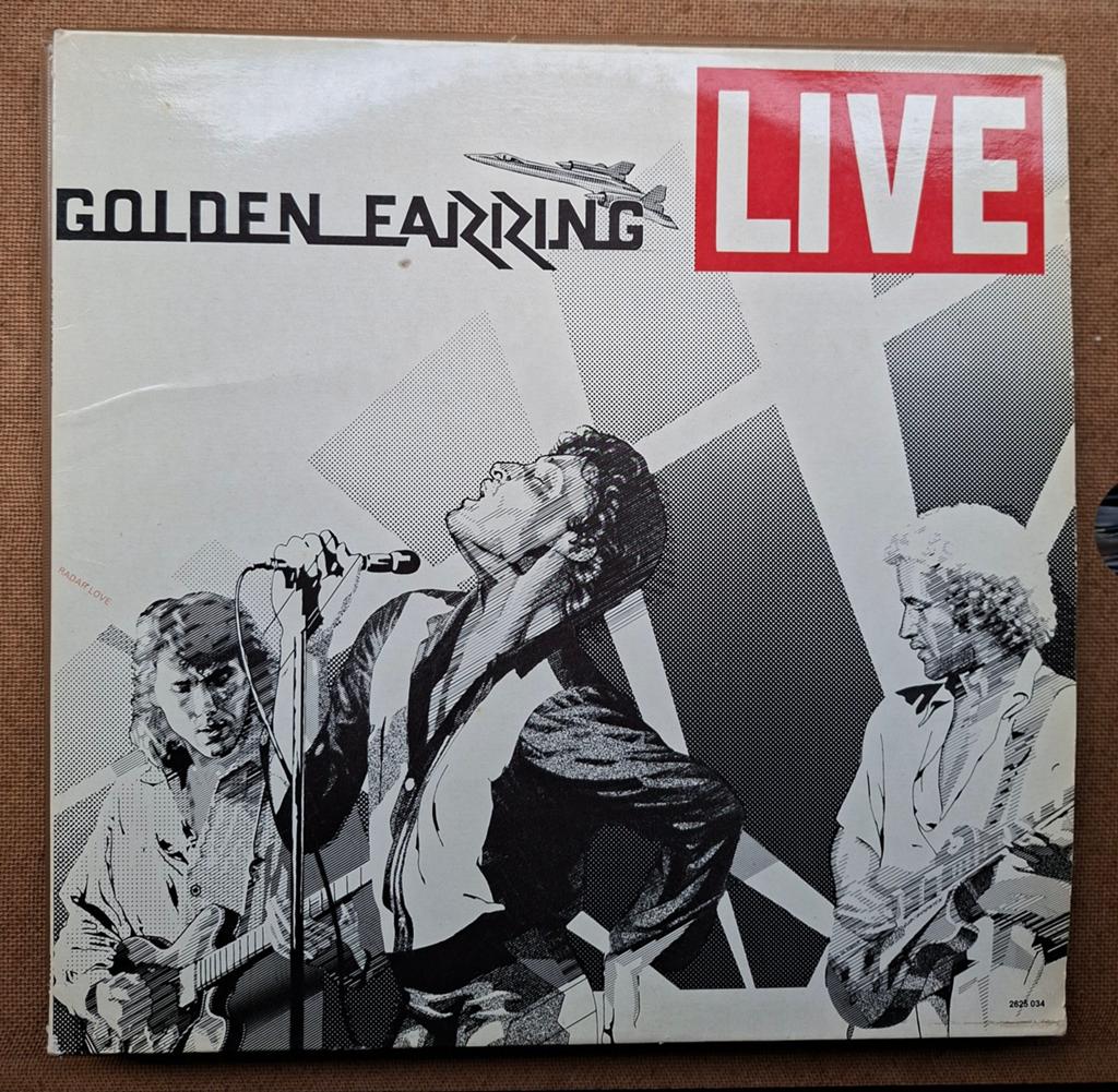 Golden Earring  - Live - Dubbel LP is TOP, Ophalen of Verzenden, Gebruikt, 12 inch, Poprock