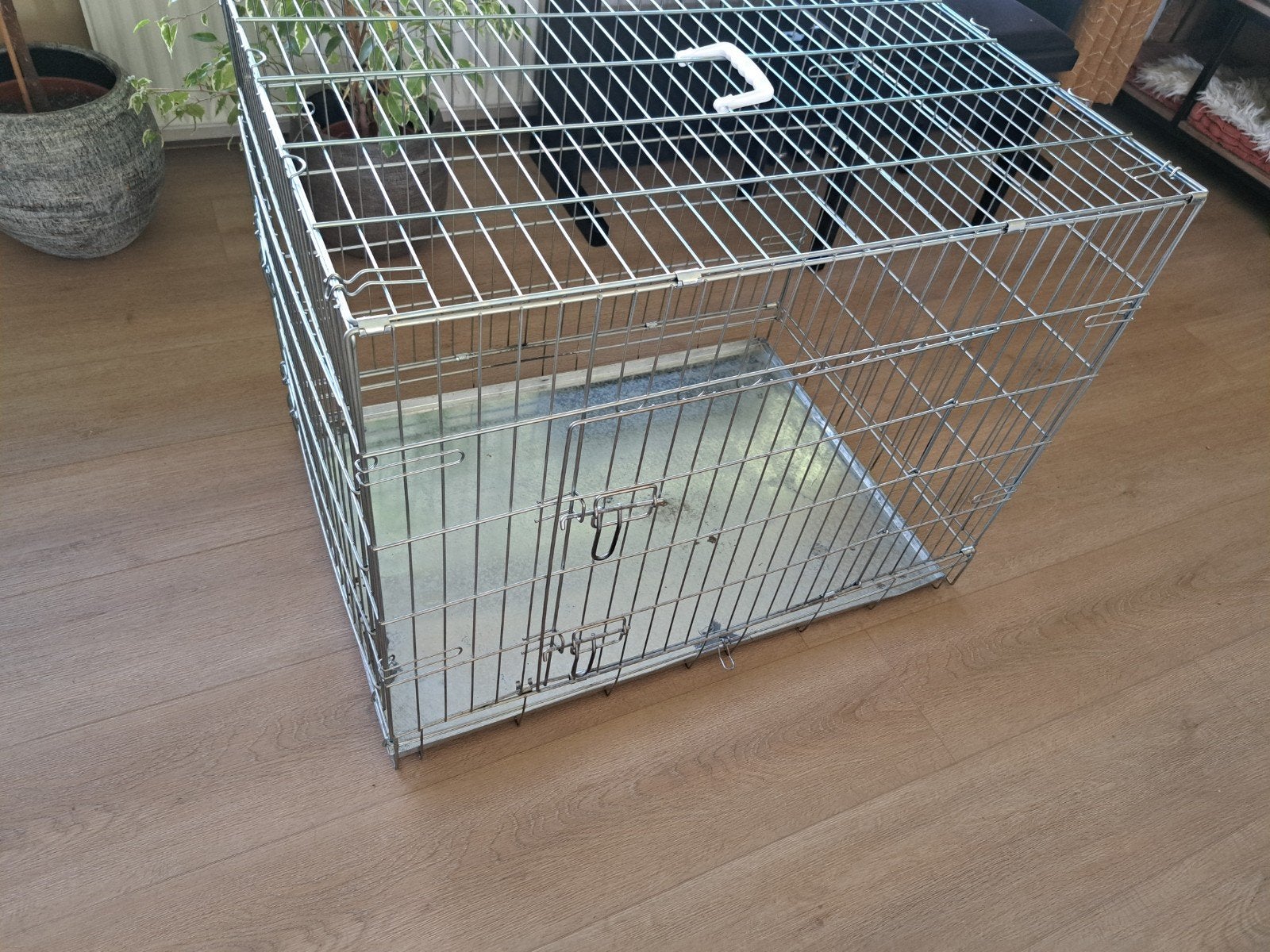 Bench groot. Met stalen bodem, Ophalen, Zo goed als nieuw