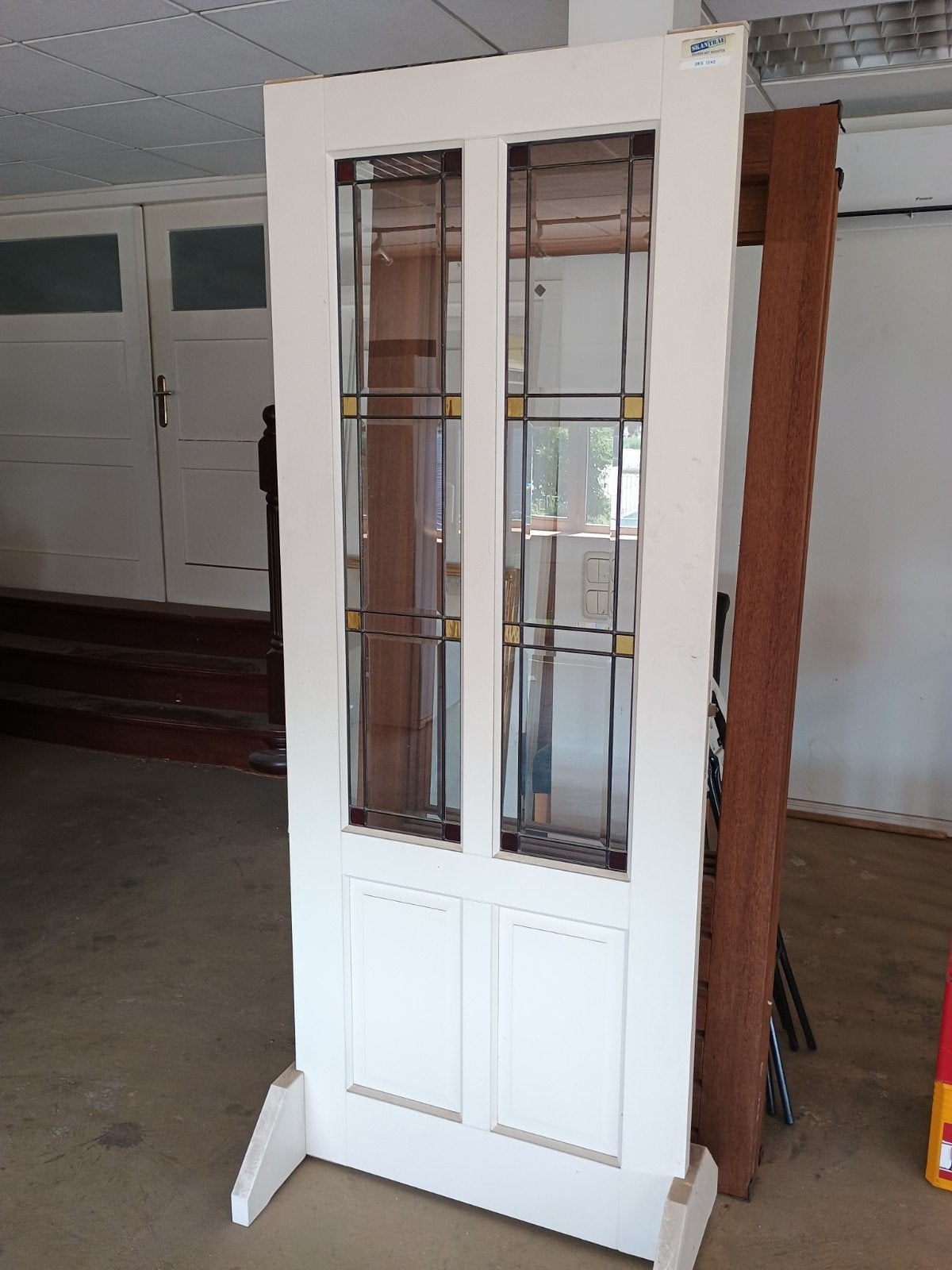 Skantrae deur glas in lood, Ophalen, 80 tot 100 cm, Binnendeur, Nieuw
