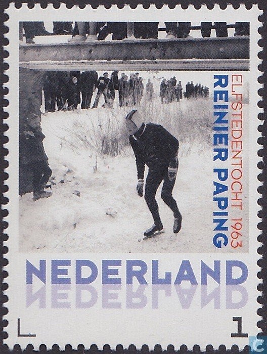 Nederland NVPH nr 3012 postfris Reinier Paping 2013, Postzegels en Munten, Ophalen of Verzenden, Na 1940, Postfris