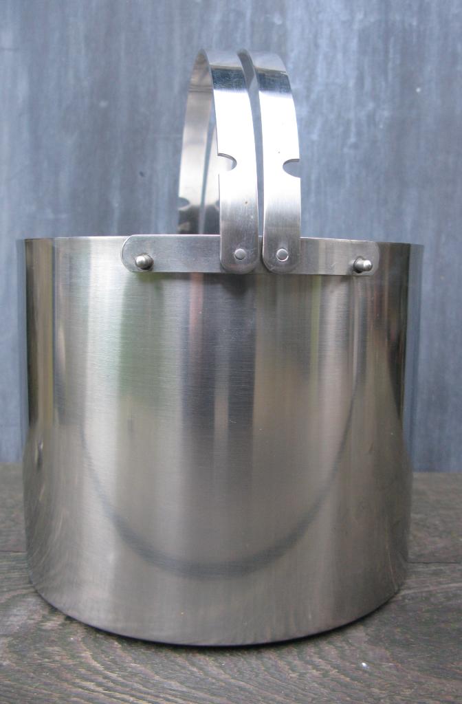 STELTON IJSEMMER CYLINDA-LINE ARNE JACOBSEN, Ophalen of Verzenden, Zo goed als nieuw, Metaal, Zilver