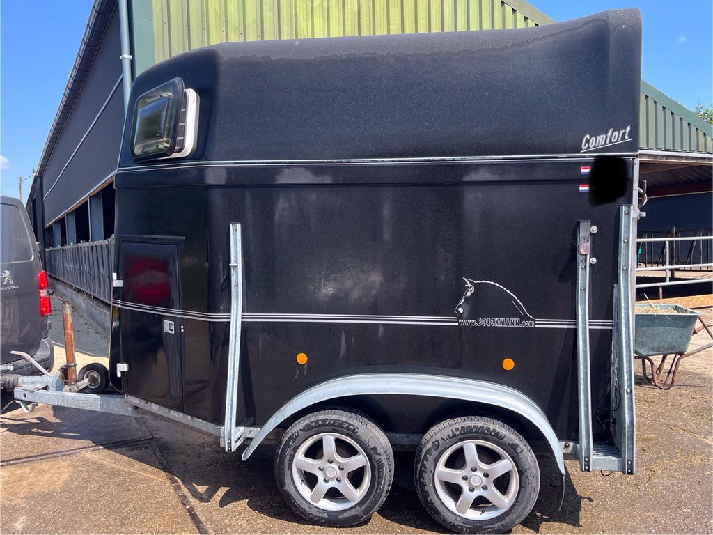 Bockmann 2 paardstrailer, Dieren en Toebehoren, Ophalen, Gebruikt, Aluminium, 2-paards trailer