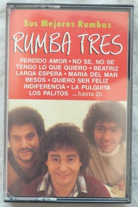 Cassette Rumba Tres Sus Mejores Rumbas, Perfil Records, 1989, Cd's en Dvd's, Latin en Salsa, Gebruikt, 1 bandje, Ophalen of Verzenden