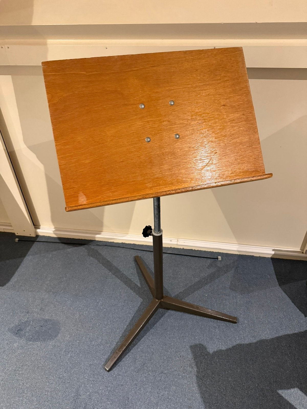 Muziekstandaard (muziekstatief met houten desk), Muziek en Instrumenten, Standaards, Ophalen, Gebruikt, Muziekstandaard, Overige instrumenten