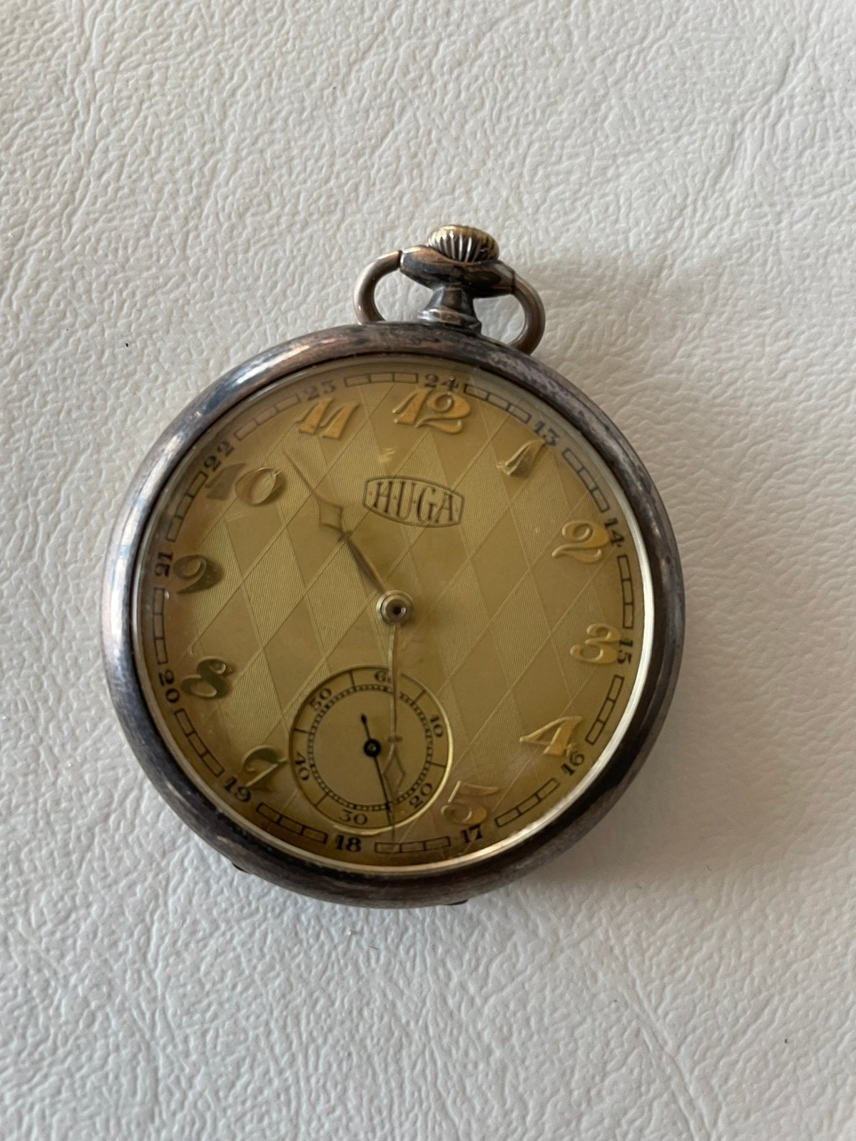 Zilveren zakhorloge, Ophalen of Verzenden, Zilver, Overige merken, 1900 tot 1930