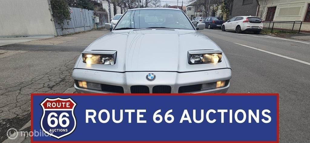 BMW 850i | 1990 | Route 66 Auctions, Auto's, Overige carrosserieën, Zwart, Bedrijf, Handgeschakeld