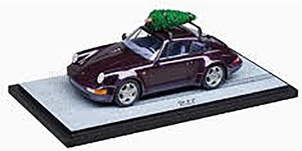 Spark 1:18 Porsche 964 Carrera 4 1989 ChristmasEditionPurple, Ophalen of Verzenden, Nieuw, Auto, Overige merken