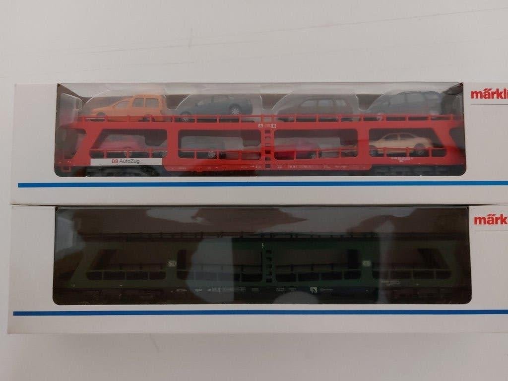 2 Marklin Autotransporters van de DB, Wisselstroom, Ophalen of Verzenden, Märklin, Nieuw