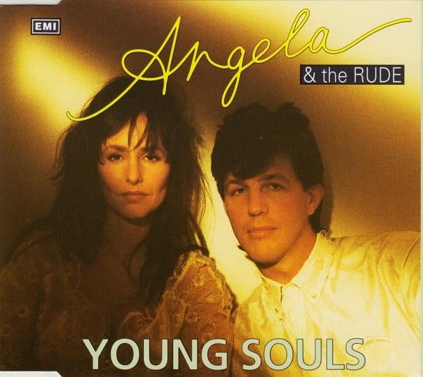 ANGELA & THE RUDE CD SINGLE YOUNG SOULS dolly dots, 6 singles of meer, Ophalen of Verzenden, Zo goed als nieuw, Pop