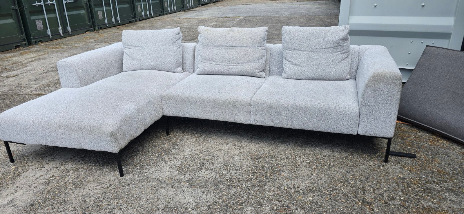Montel Sava Hoekbank - Gebruikt met lichte gebruikssporen, 250 tot 300 cm, Gebruikt, Hoekbank, Ophalen of Verzenden