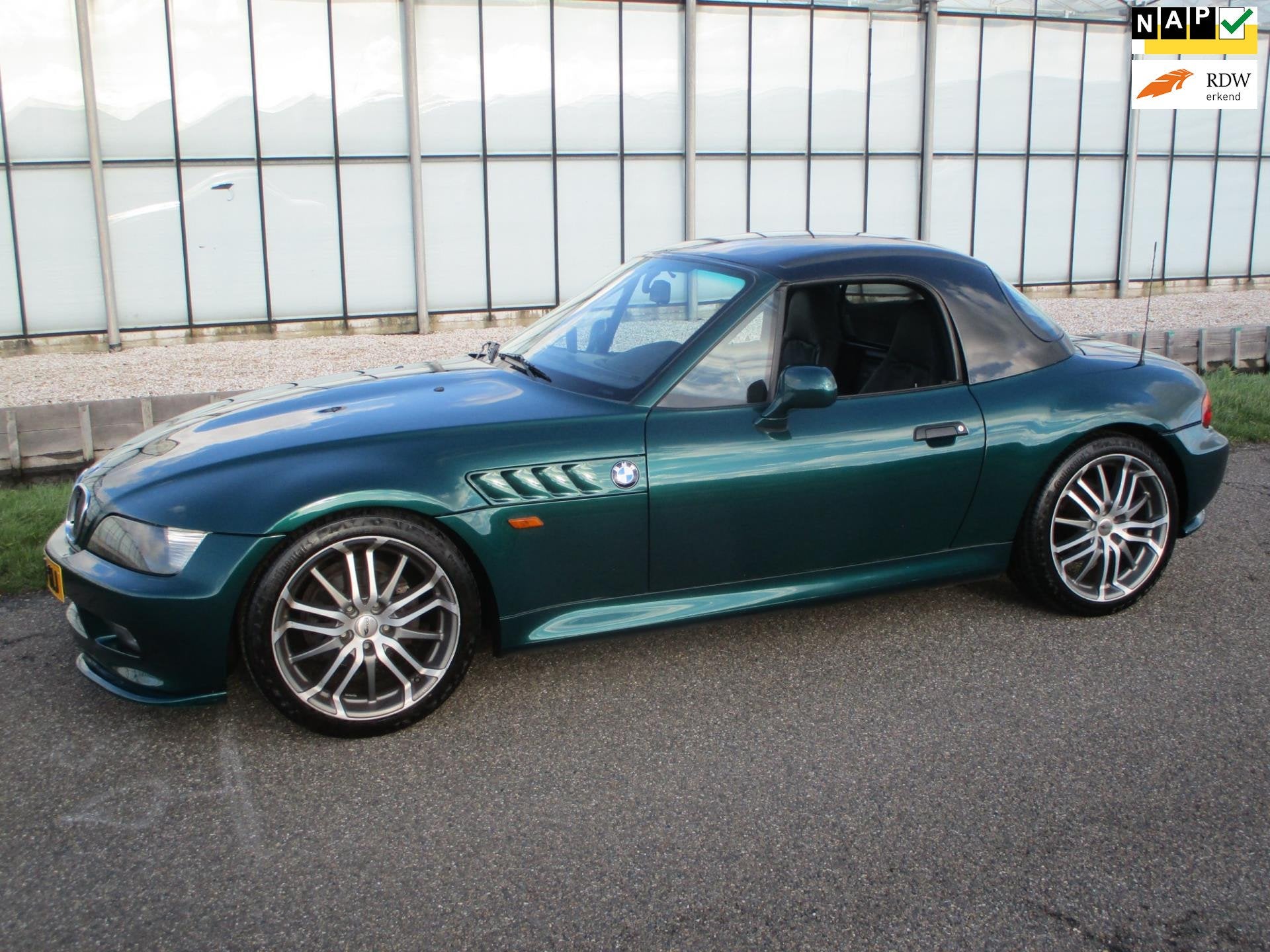 BMW Z3 Roadster 1.8 met Hard en Softtop, Auto's, Euro 2, Achterwielaandrijving, Gebruikt, 4 cilinders