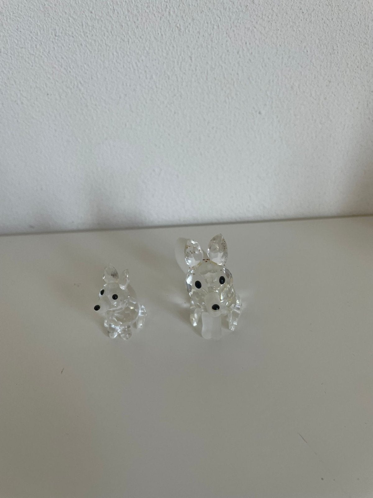 Swarovski vossen set - Kristallen beeldjes, Verzamelen, Swarovski, Ophalen of Verzenden, Zo goed als nieuw, Figuurtje