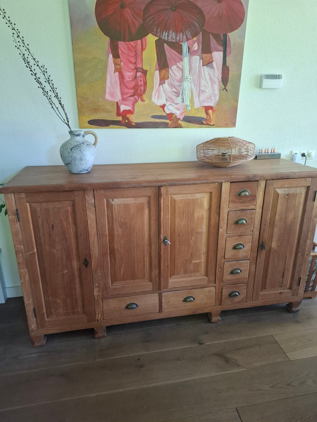 Grenen kast 200x62x110 - Ruime opbergkast, Ophalen