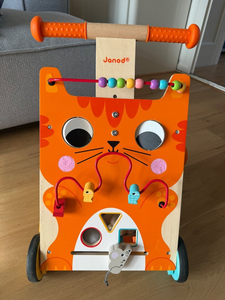 Janod loopwagen, Ophalen, Gebruikt, Duw- of Trekspeelgoed
