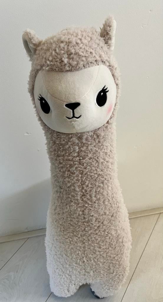 Grote zachte lama knuffel - Zo goed als nieuw, Ophalen, Overige merken, Overige karakters, Overige typen
