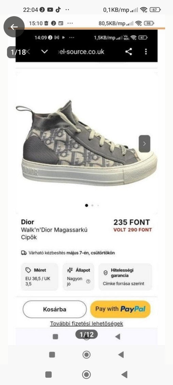 Erg mooie merk walking sneakers maat 38, Ophalen of Verzenden, Zo goed als nieuw, Sneakers of Gympen