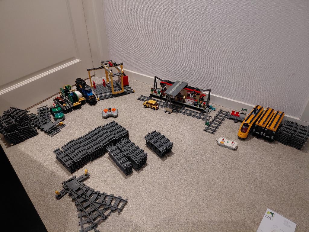 Lego trein 61097, 60052, station 60050 extra rails, Kinderen en Baby's, Speelgoed | Duplo en Lego, City, Lego, Ophalen of Verzenden