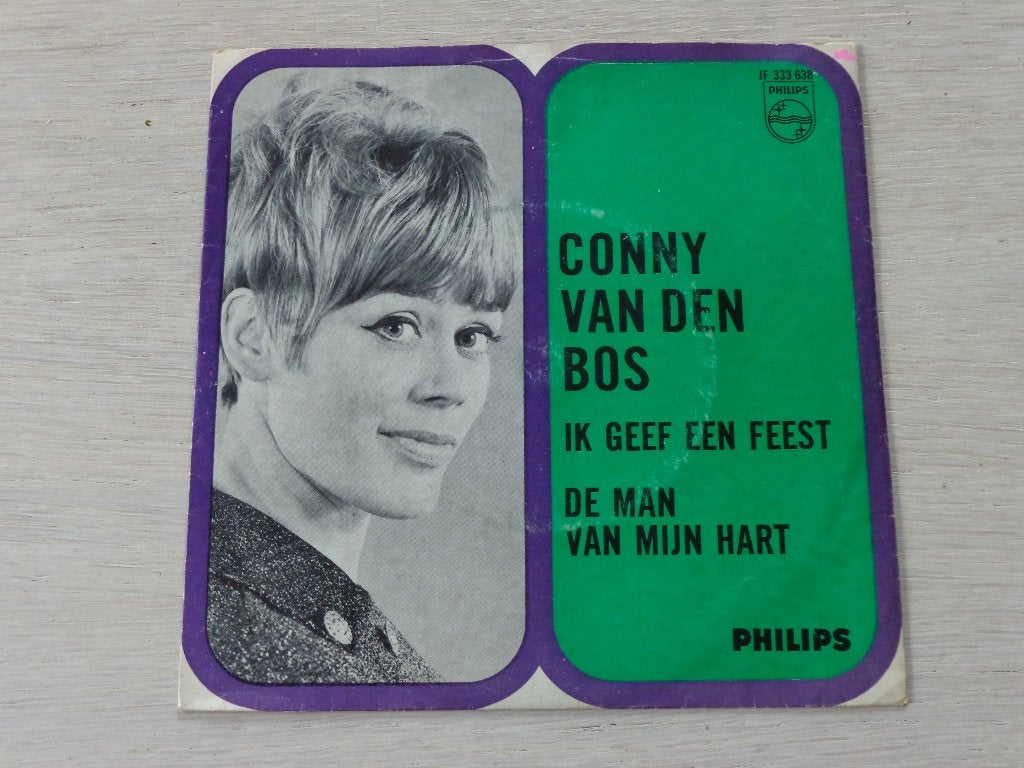 Conny Van Den Bos ‎– Ik Geef / De Man Van Mijn Hart, 7 inch, Ophalen of Verzenden, Zo goed als nieuw, Nederlandstalig